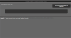 Desktop Screenshot of literaturlounge.org